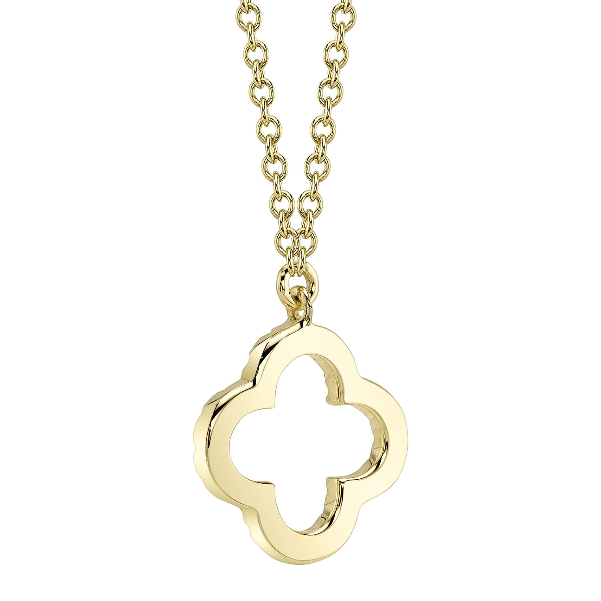 shy-creation-0-08ct-diamond-clover-necklace-sc55019618