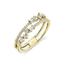 0.34CT DIAMOND BAGUETTE RING