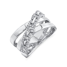 Shy Creation 0.20Ct Diamond Bridge Ring SC55019680