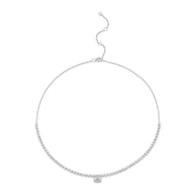 1.23CT DIAMOND BAGUETTE NECKLACE