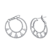 1.09CT DIAMOND PEAR EARRING