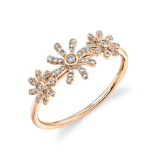 Shy Creation 0.18Ct Diamond Flower Ring SC55020269
