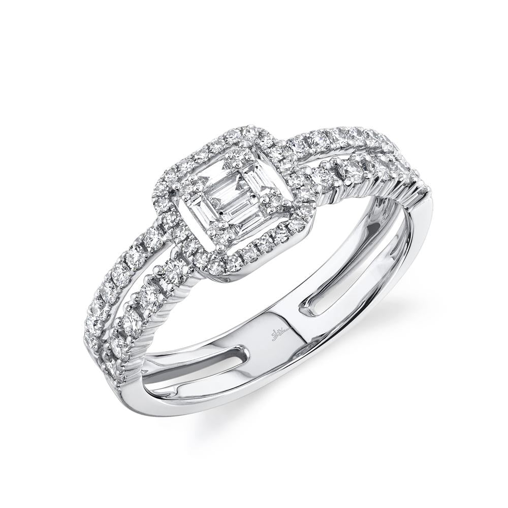 0.56CT DIAMOND BAGUETTE RING