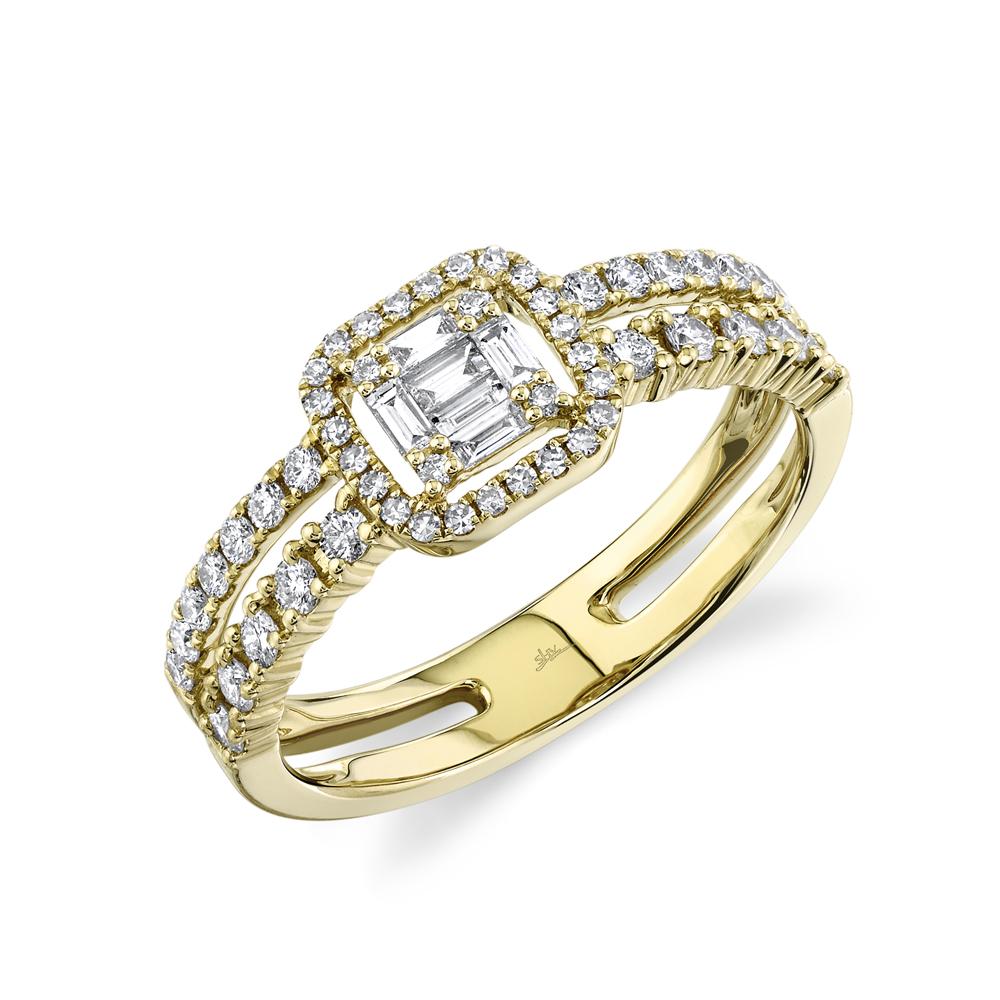 0.56CT DIAMOND BAGUETTE RING