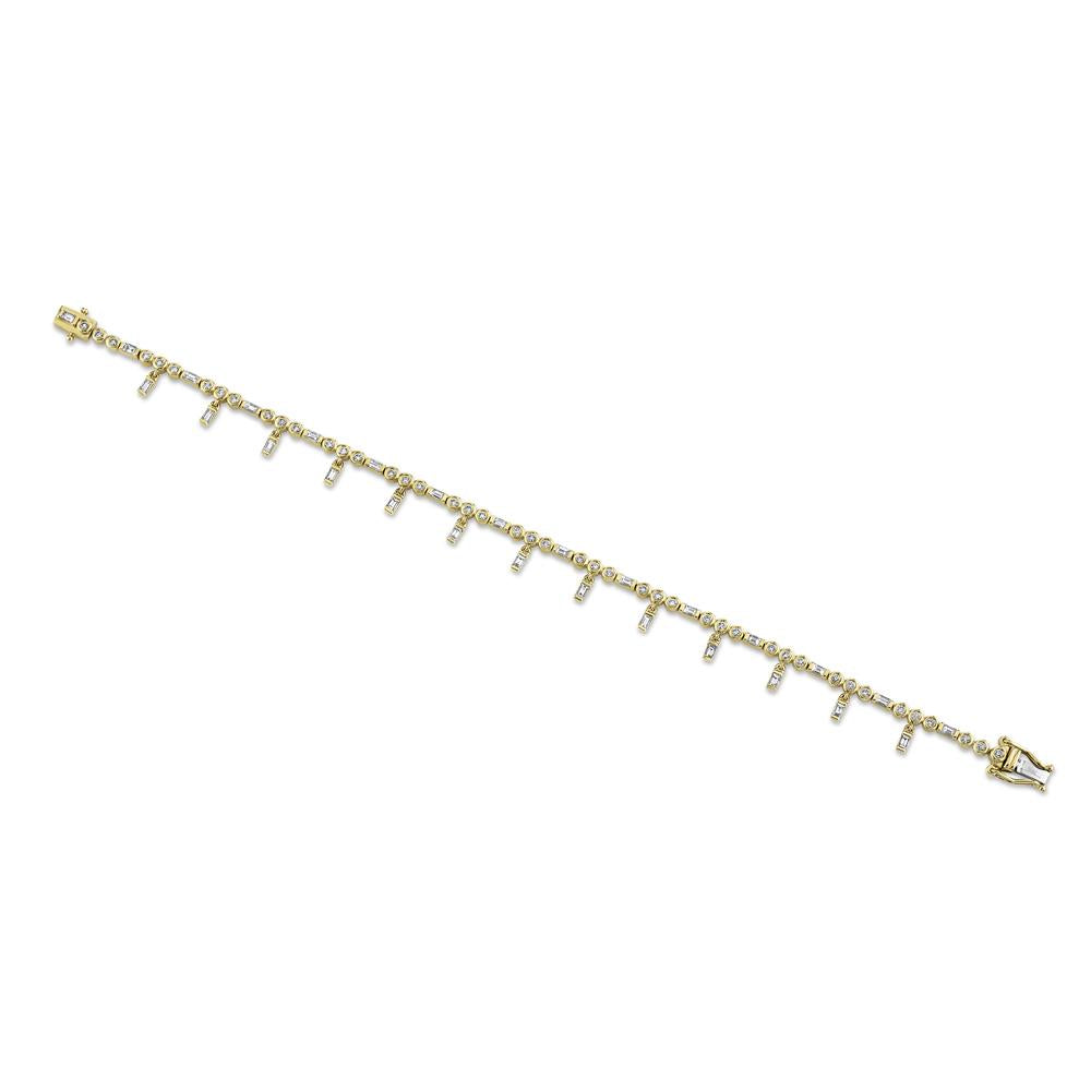 1.49CT DIAMOND BAGUETTE BRACELET