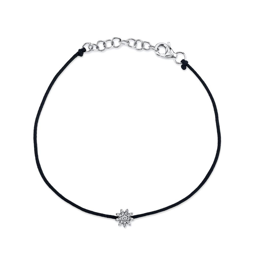 Shy Creation 0.06Ct Diamond Starburst String Bracelet SC55020574