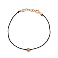 Shy Creation 0.06Ct Diamond Starburst String Bracelet SC55020576