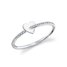 Shy Creation 0.07Ct Diamond Heart Ring SC55020728
