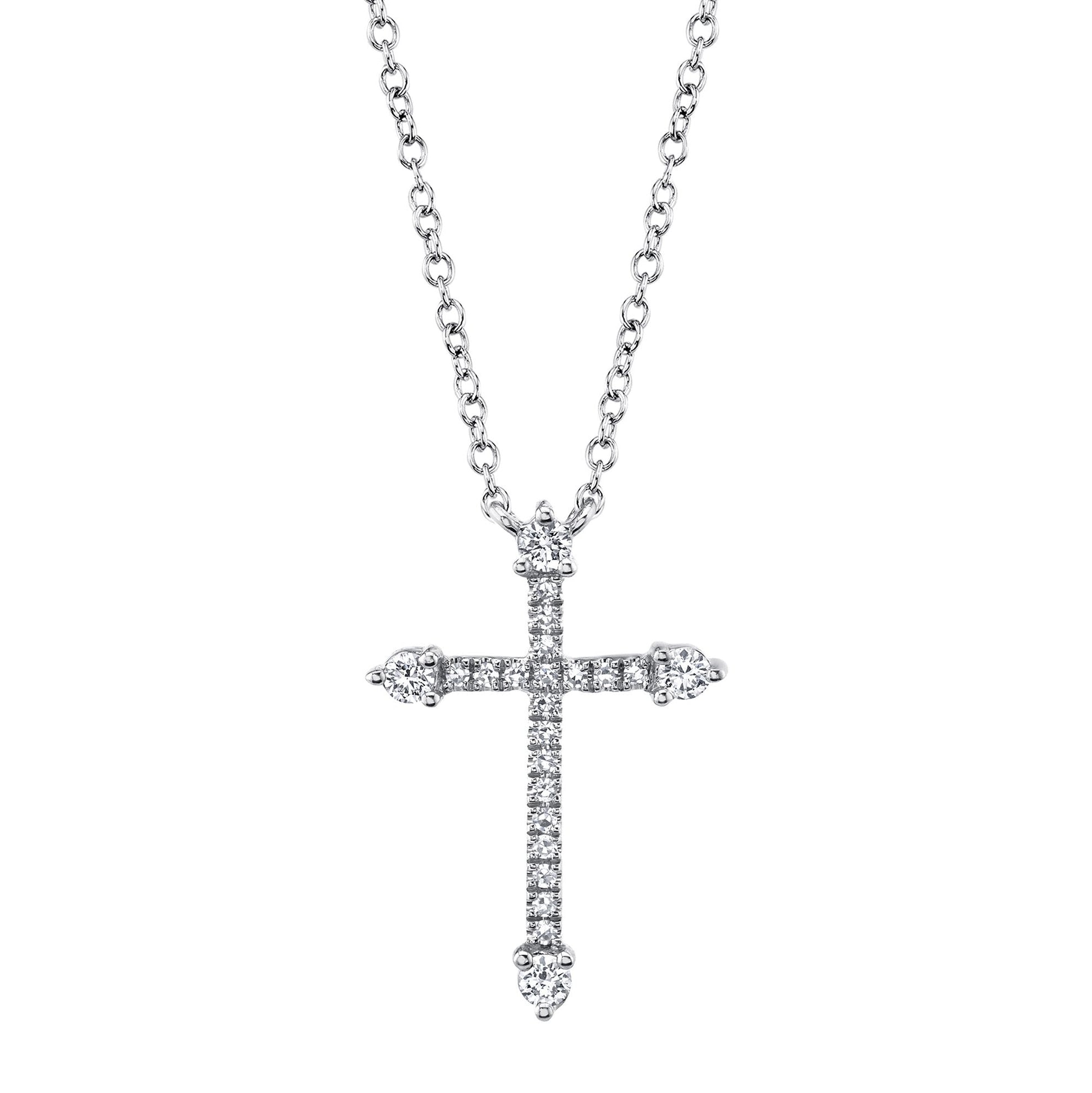 shy-creation-0-17ct-diamond-cross-necklace-sc55020905