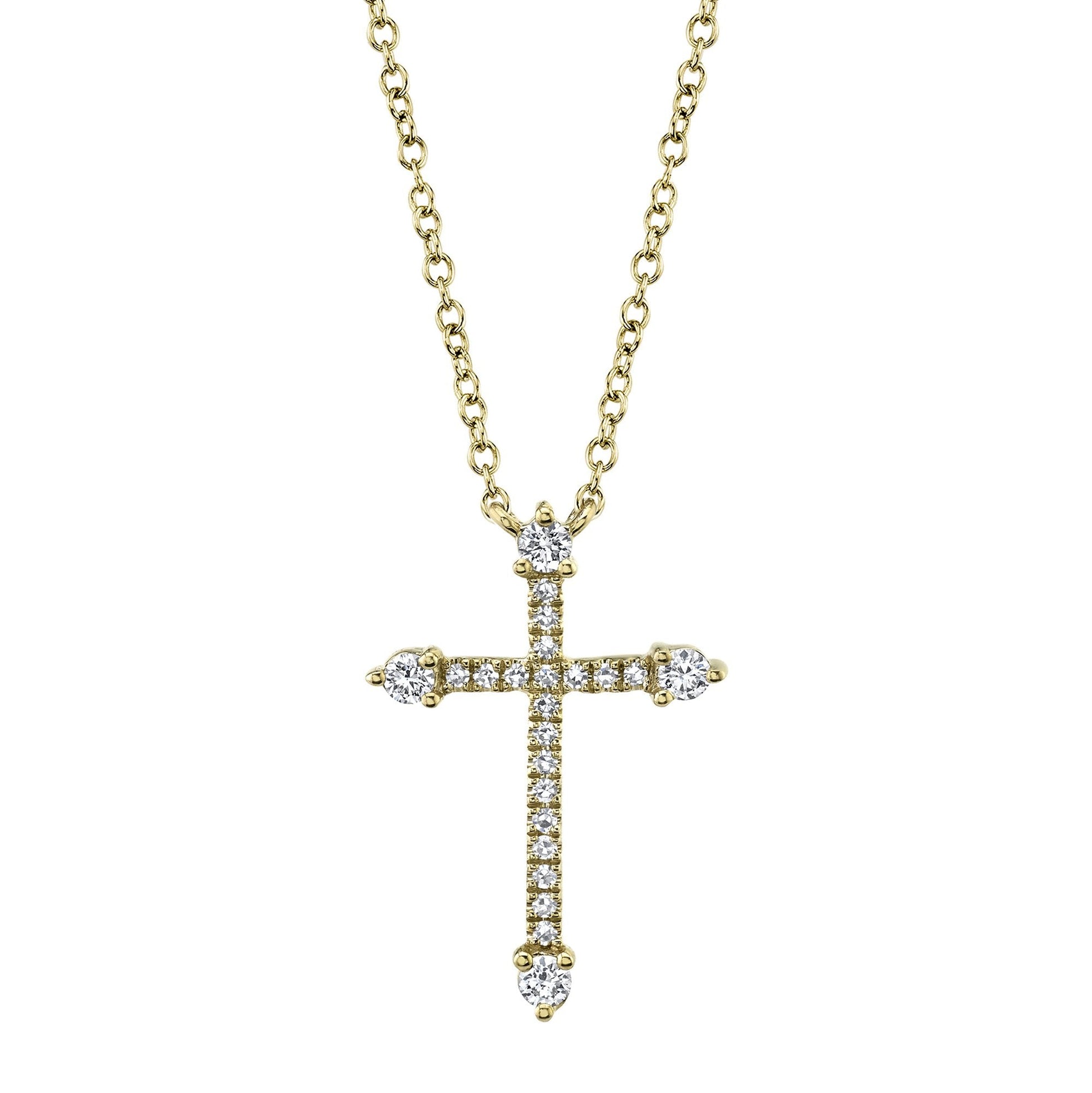 shy-creation-0-17ct-diamond-cross-necklace-sc55020906