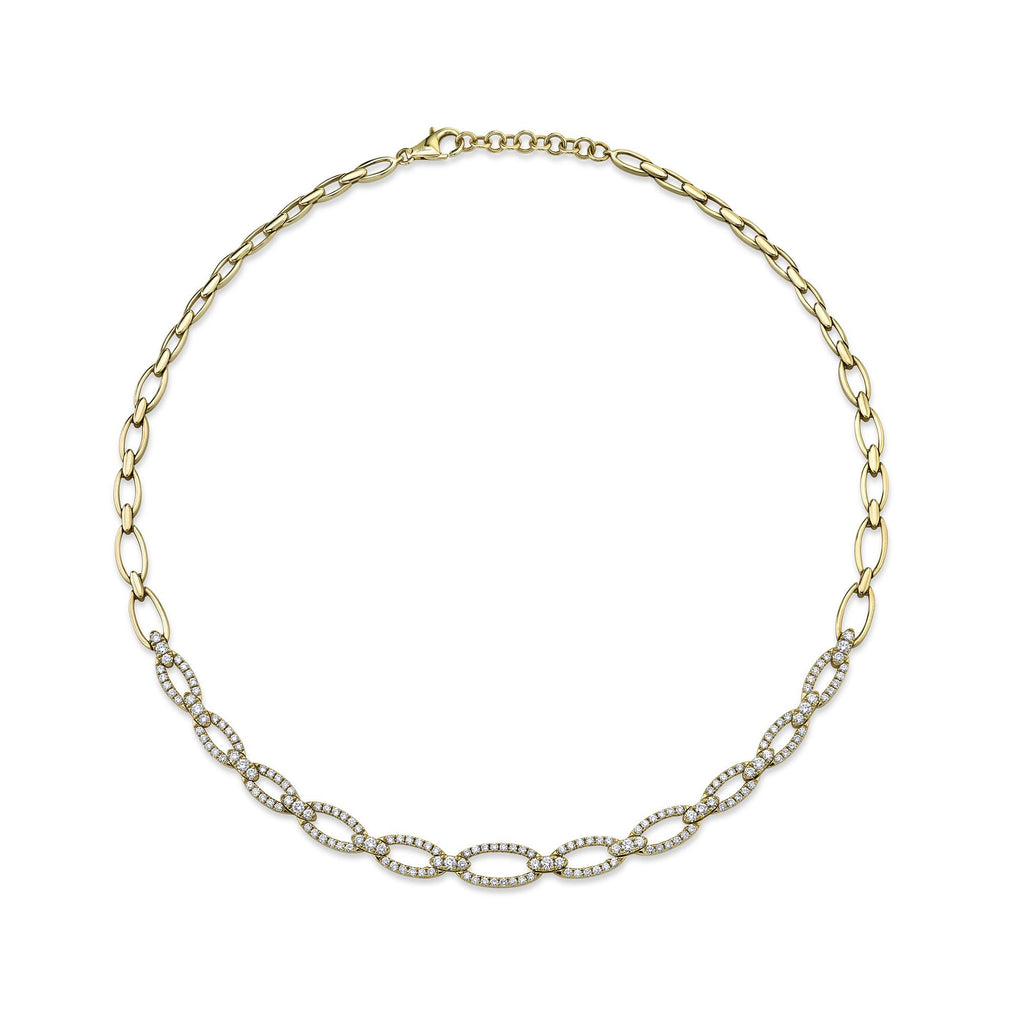 2.53CT DIAMOND LINK NECKLACE