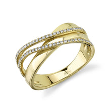 Shy Creation 0.19Ct Diamond Bridge Ring SC55021092