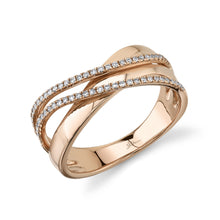 Shy Creation 0.19Ct Diamond Bridge Ring SC55021093