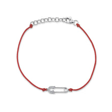 Shy Creation 0.06Ct Diamond Safety Pin String Bracelet SC55021250