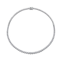 3.53CT DIAMOND BEZEL TENNIS NECKLACE