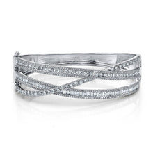 3.97CT DIAMOND BAGUETTE BANGLE