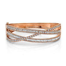 3.97CT DIAMOND BAGUETTE BANGLE