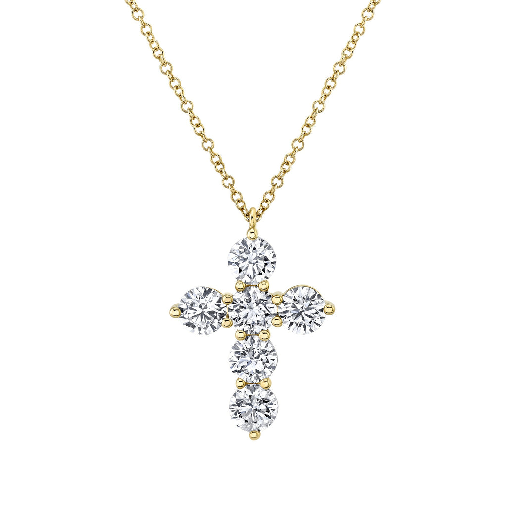 2.25CT DIAMOND CROSS NECKLACE