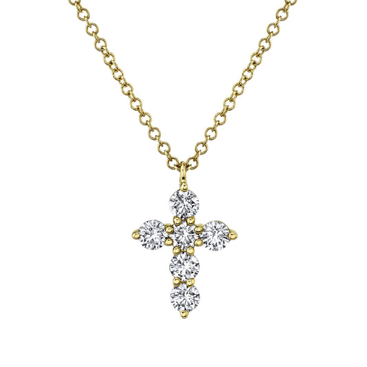 shy-creation-0-50ct-diamond-cross-necklace-sc55021391