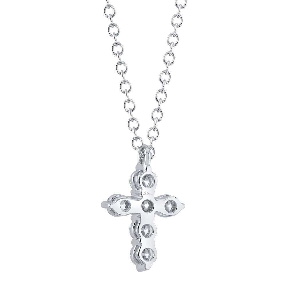 shy-creation-0-25ct-diamond-cross-necklace-sc55021393