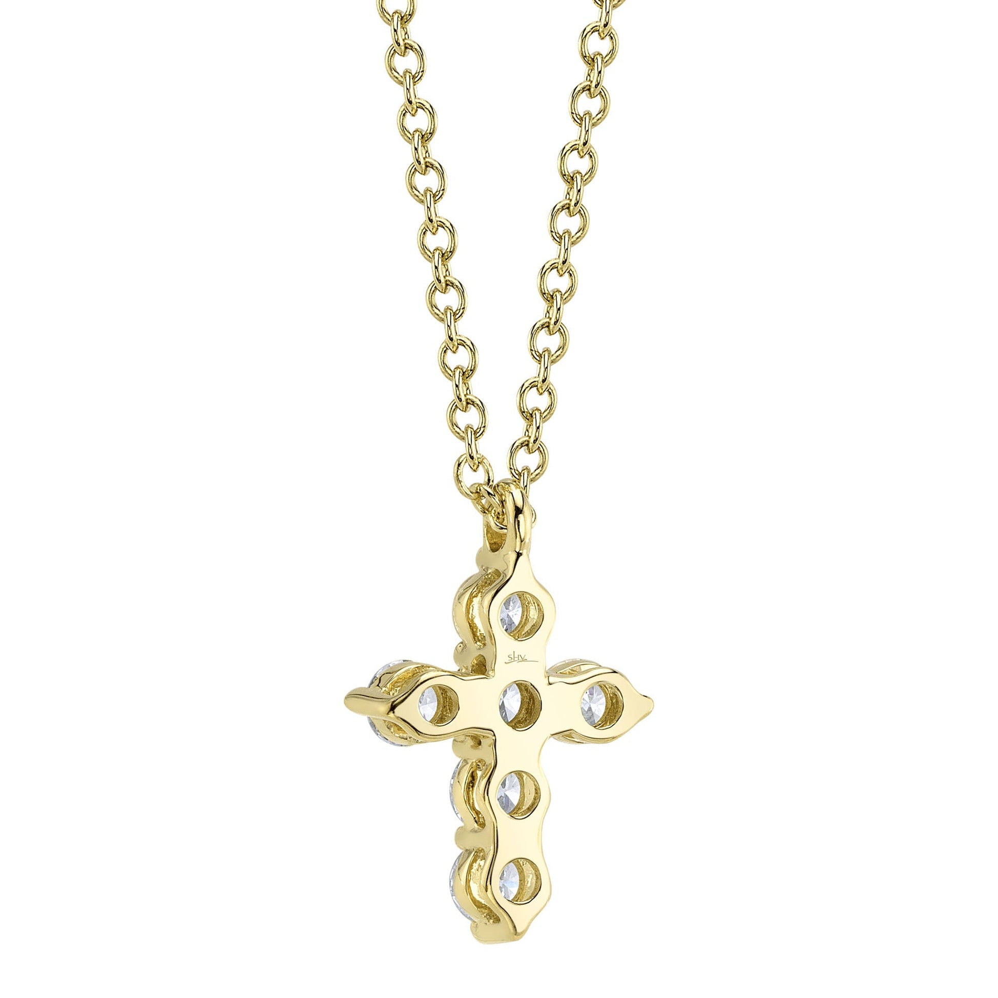 shy-creation-0-25ct-diamond-cross-necklace-sc55021394
