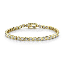 4.45CT DIAMOND BEZEL TENNIS BRACELET
