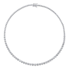 4.57CT DIAMOND BEZEL TENNIS NECKLACE