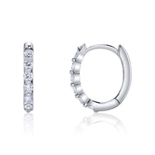 Shy Creation 0.26Ct Diamond Oval Huggie Earring SC55021641