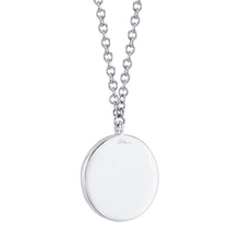 Shy Creation 0.06Ct Diamond & Turquoise-Color Enamel Flower Necklace SC55021647ET