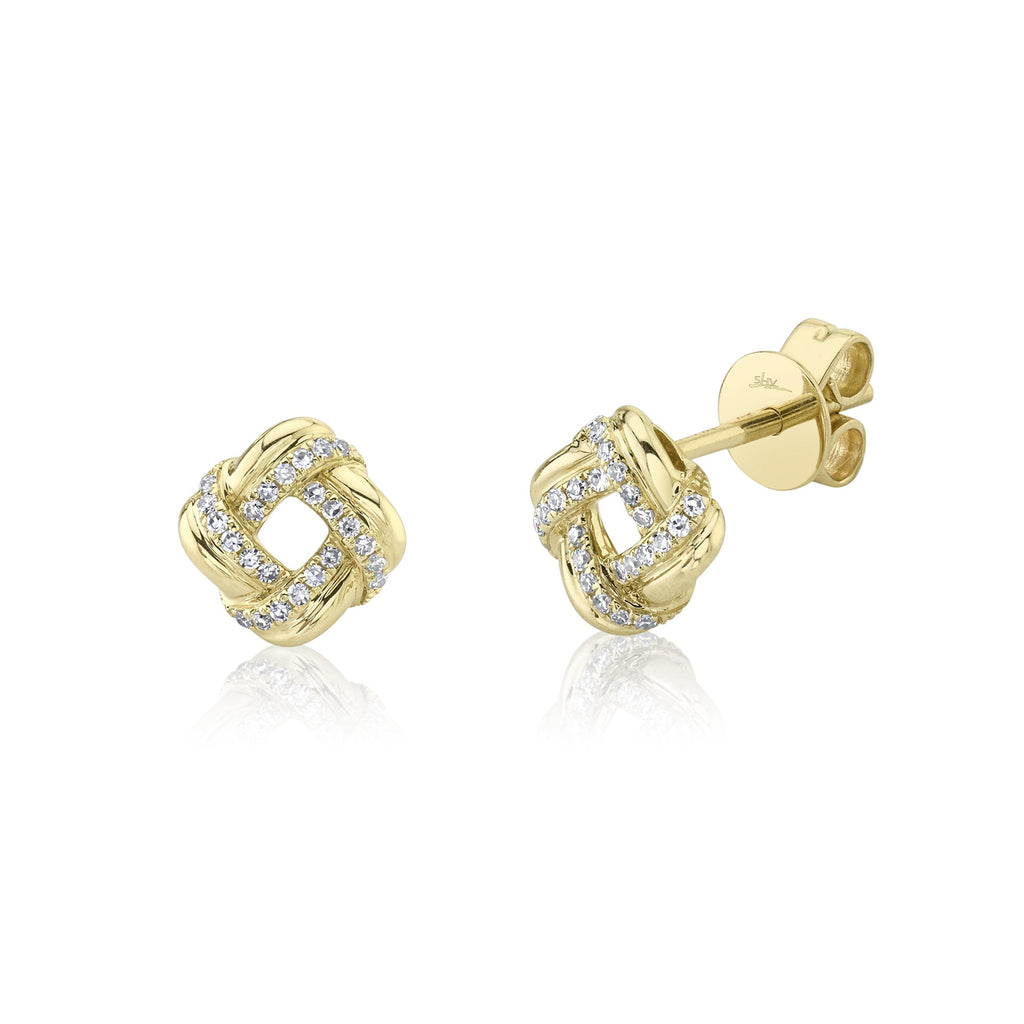 Shy Creation 0.11Ct Diamond Stud Earring SC55021805