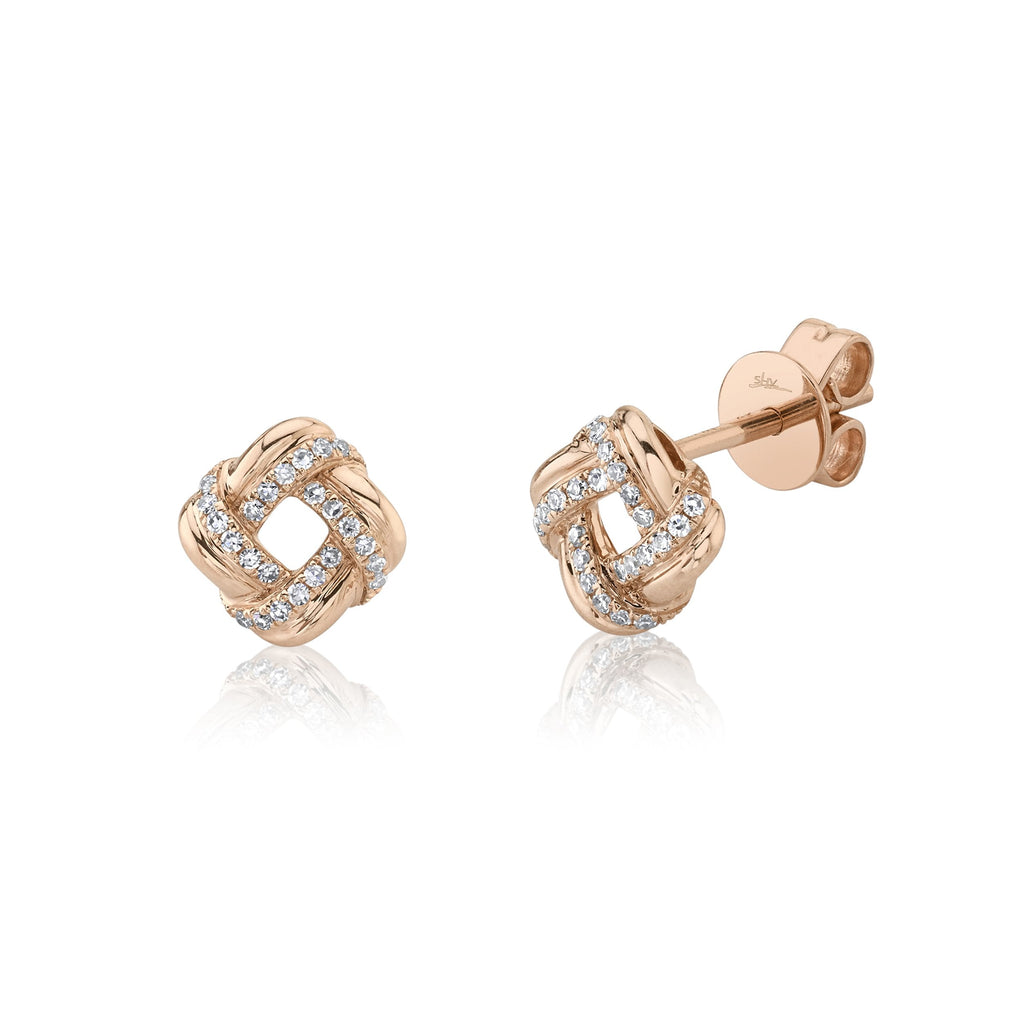 Shy Creation 0.11Ct Diamond Stud Earring SC55021806