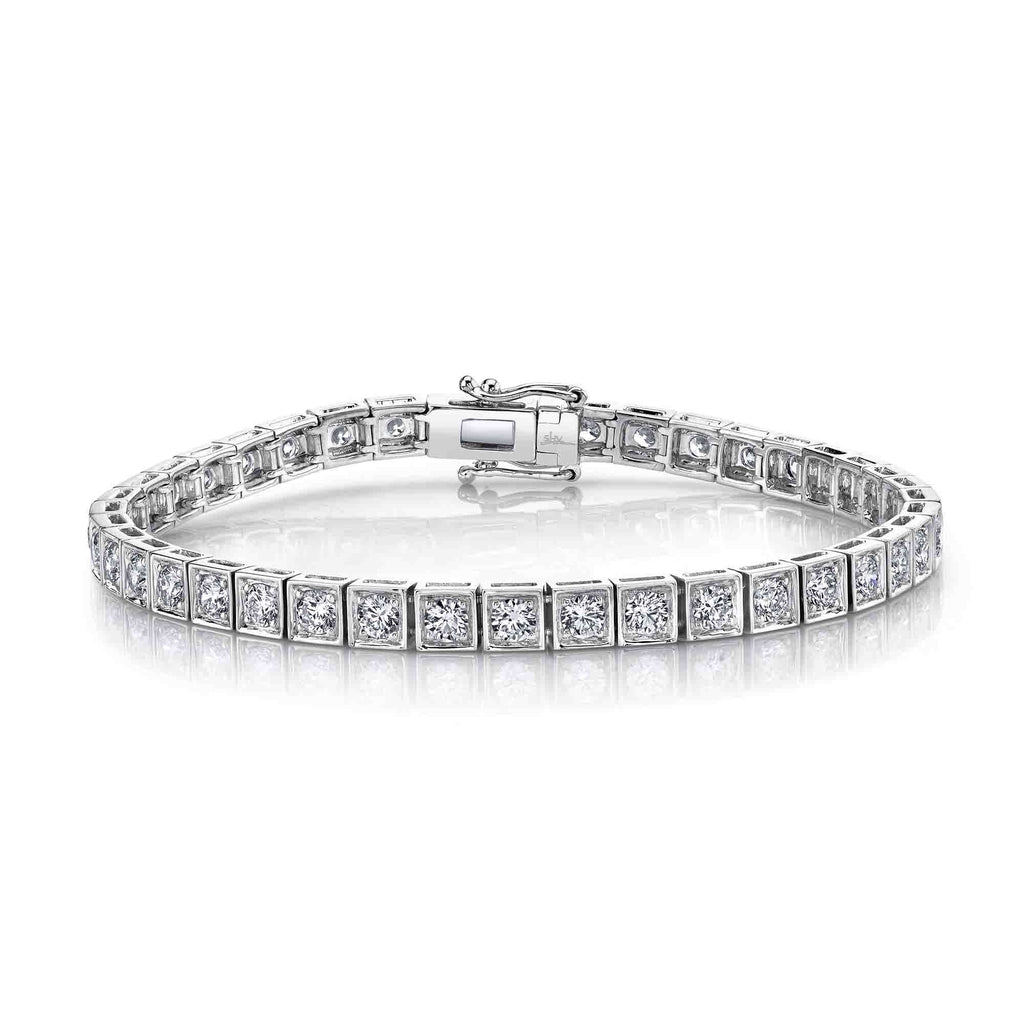 4.50CT DIAMOND BOX TENNIS BRACELET