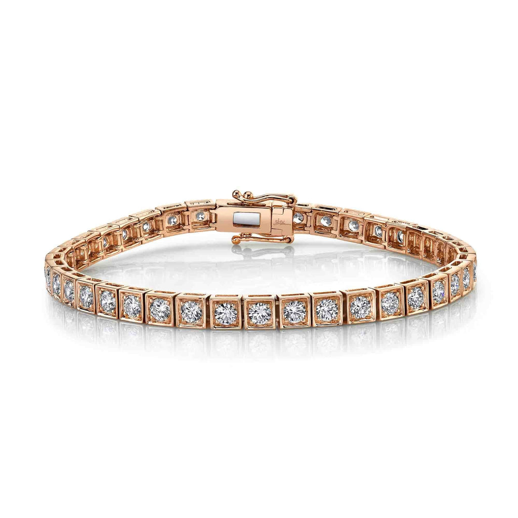 4.50CT DIAMOND BOX TENNIS BRACELET