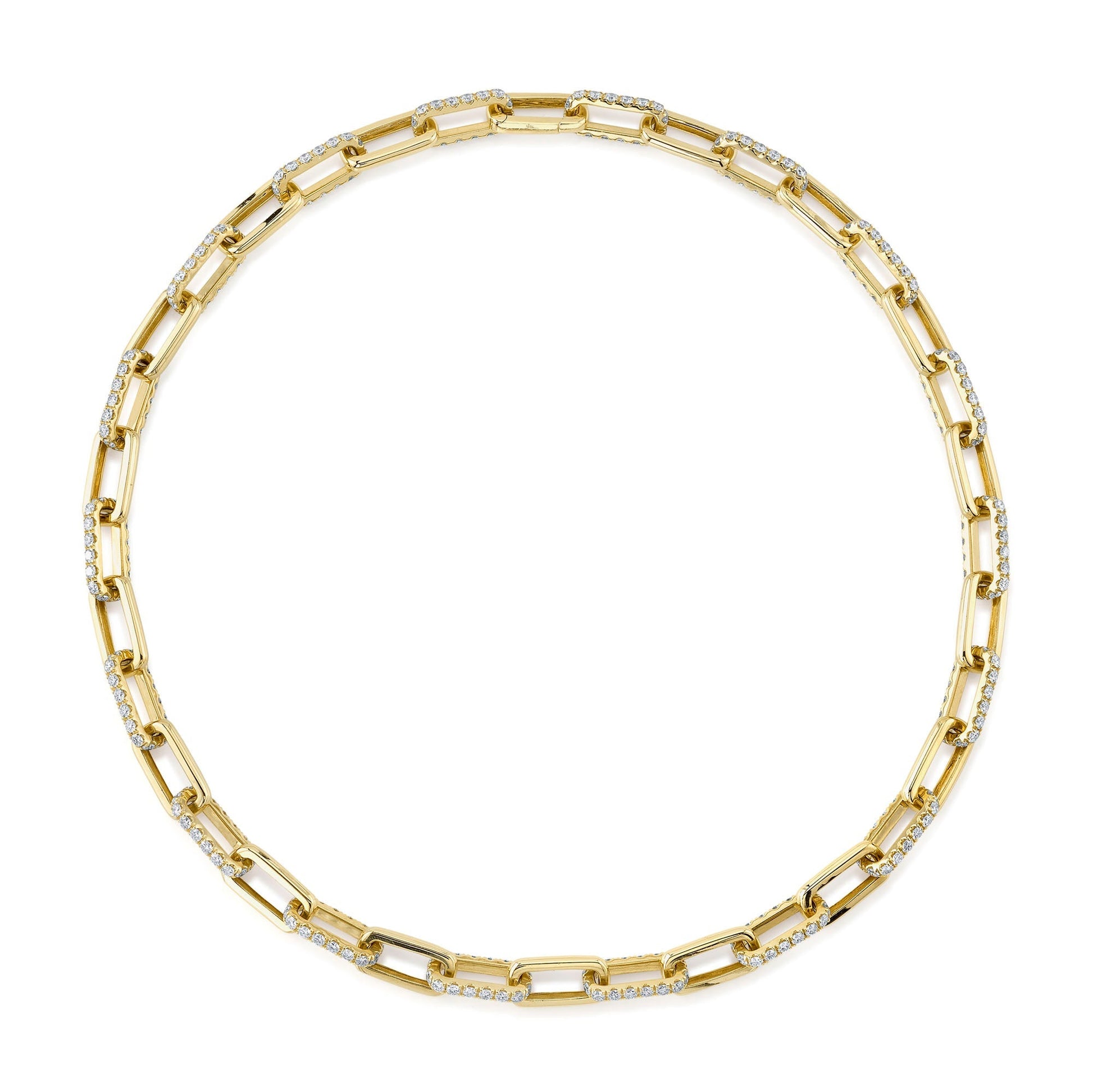 shy-creation-13-01ct-diamond-pave-paper-clip-link-necklace-sc55021878z18