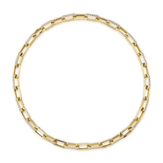 shy-creation-13-01ct-diamond-pave-paper-clip-link-necklace-sc55021878z18