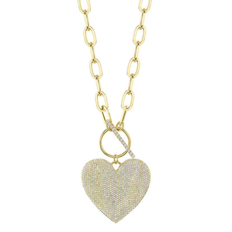 shy-creation-1-99ct-diamond-pave-heart-paper-clip-link-necklace-sc55022370v4