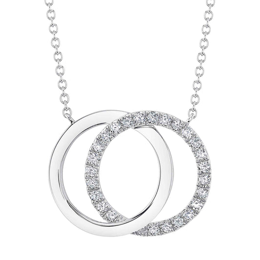 shy-creation-0-31ct-diamond-love-knot-circle-necklace-sc55022495