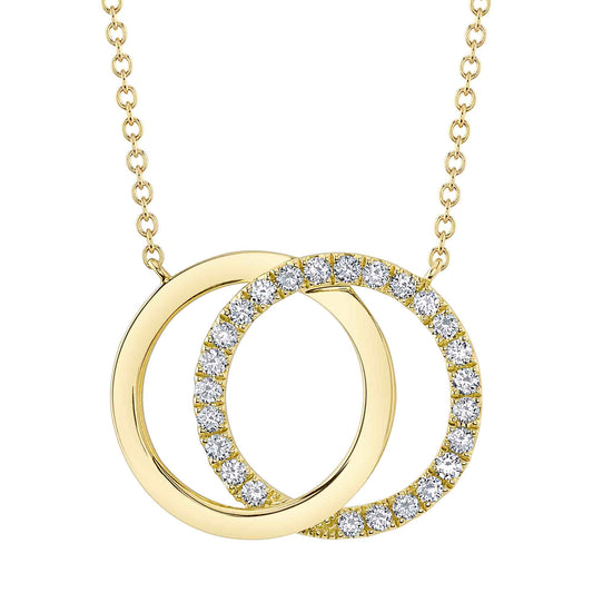 shy-creation-0-31ct-diamond-love-knot-circle-necklace-sc55022496