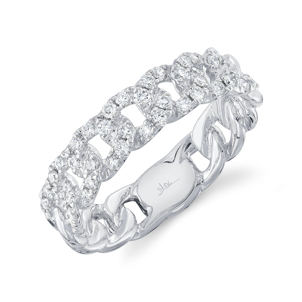 0.41CT DIAMOND LINK RING