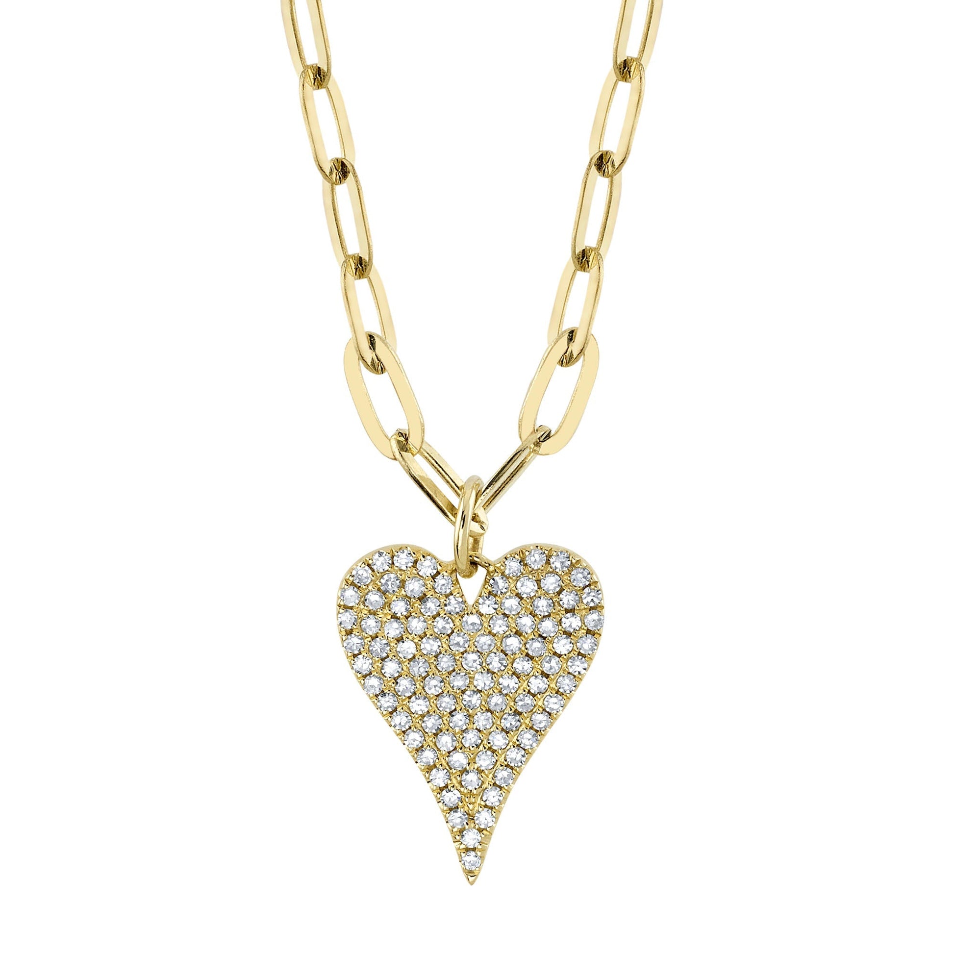 shy-creation-0-21ct-diamond-pave-heart-paper-clip-link-necklace-sc55022785v2