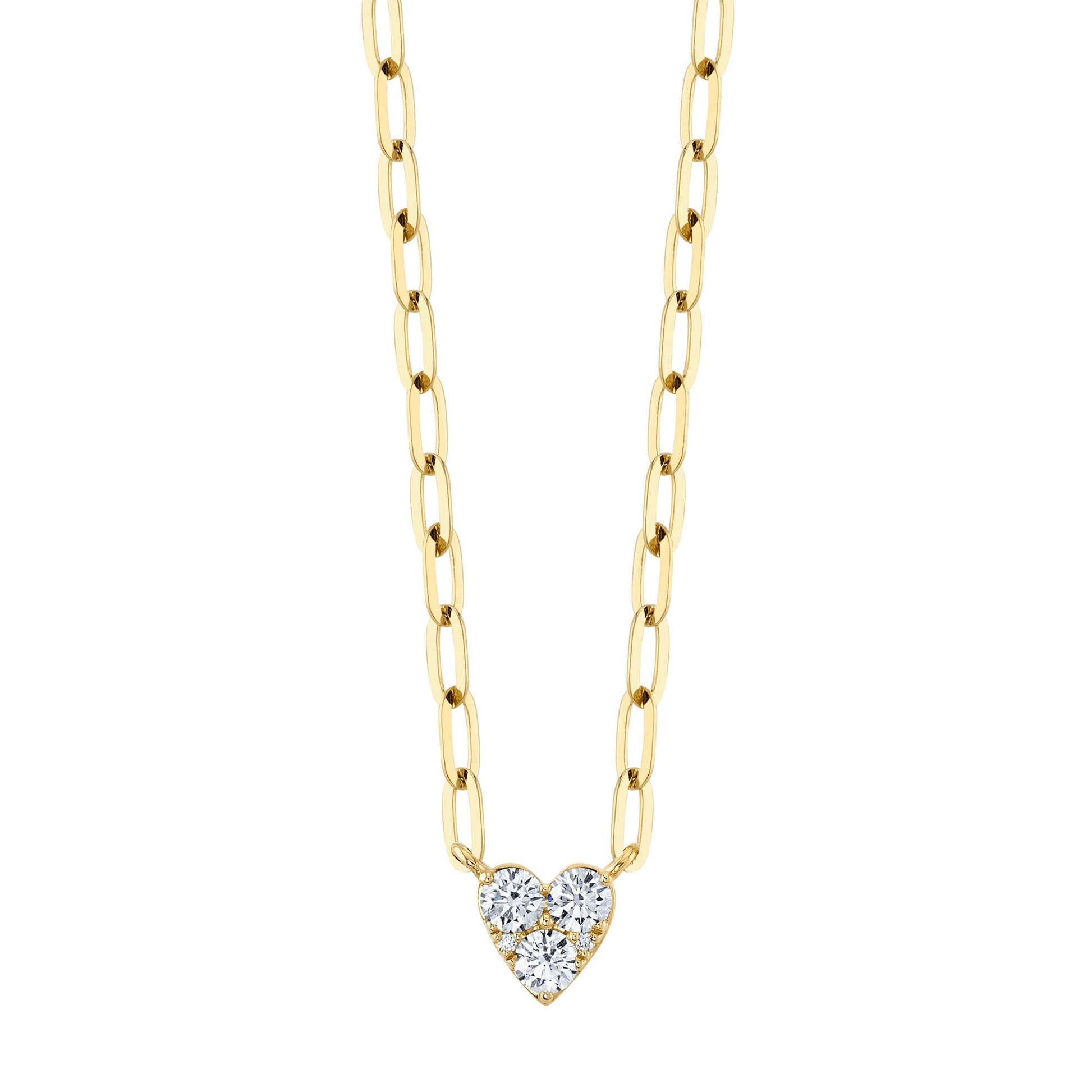 shy-creation-0-41ct-diamond-heart-paper-clip-link-necklace-sc55022917