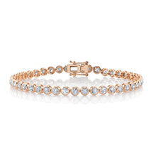 3.53CT DIAMOND BEZEL TENNIS BRACELET