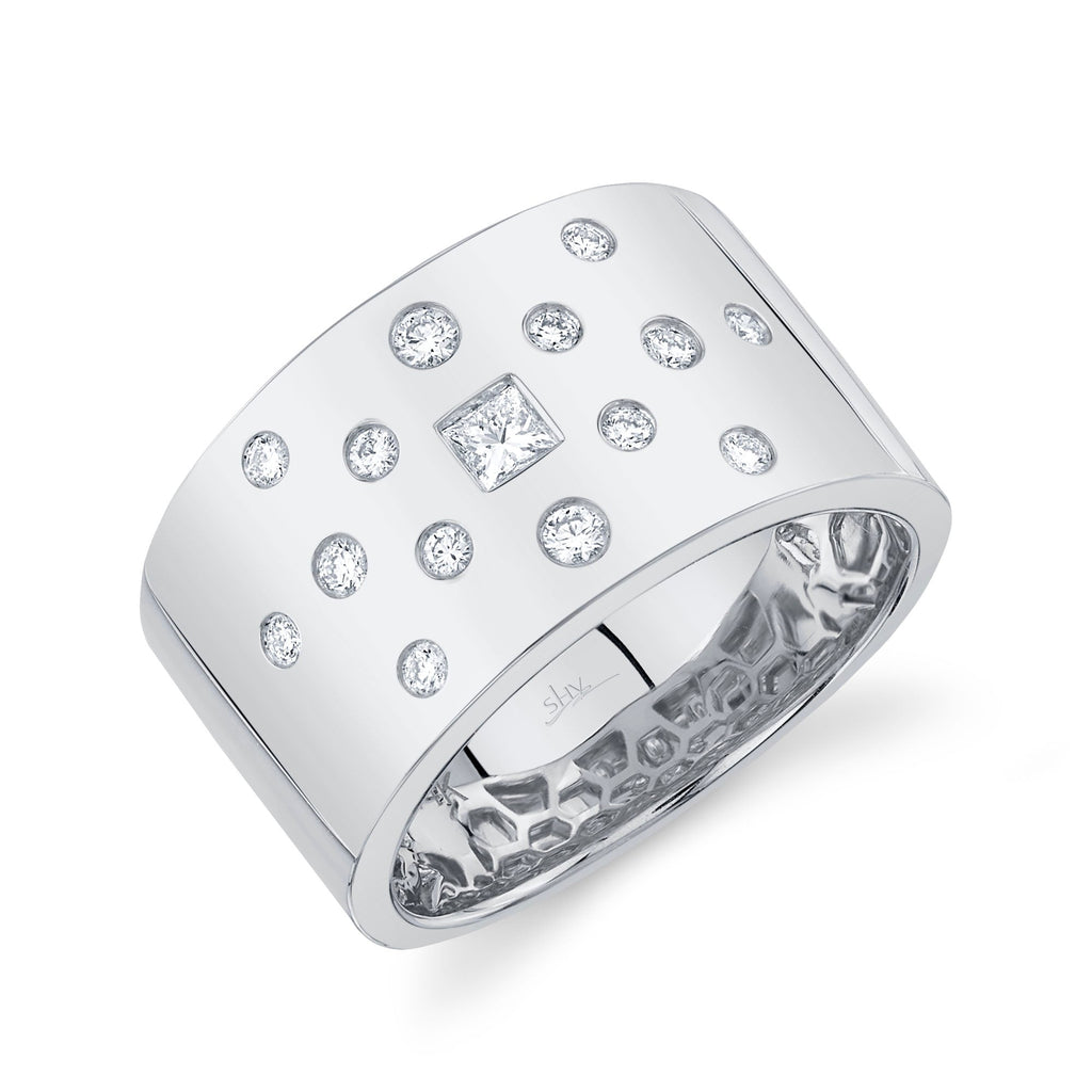 Shy Creation 0.31Ct Diamond Princess Ring SC55023096