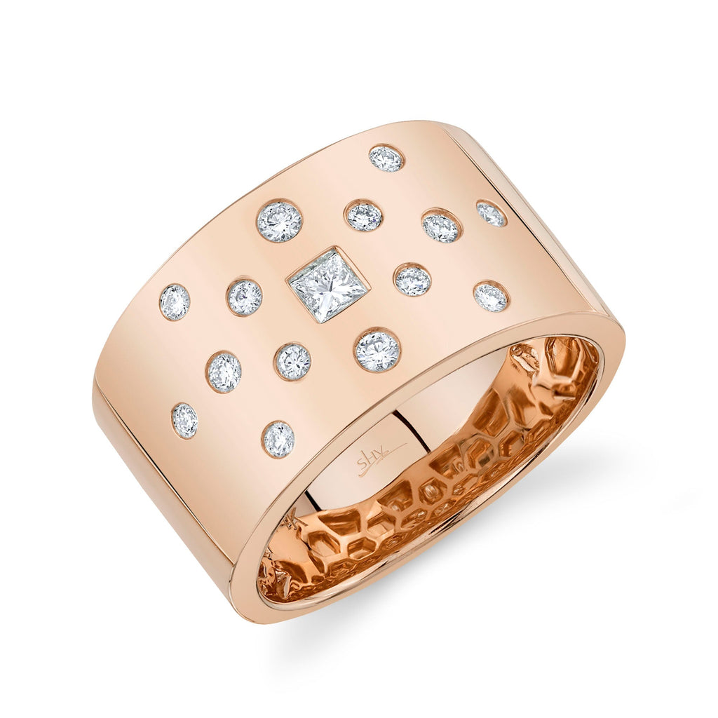 Shy Creation 0.31Ct Diamond Princess Ring SC55023098