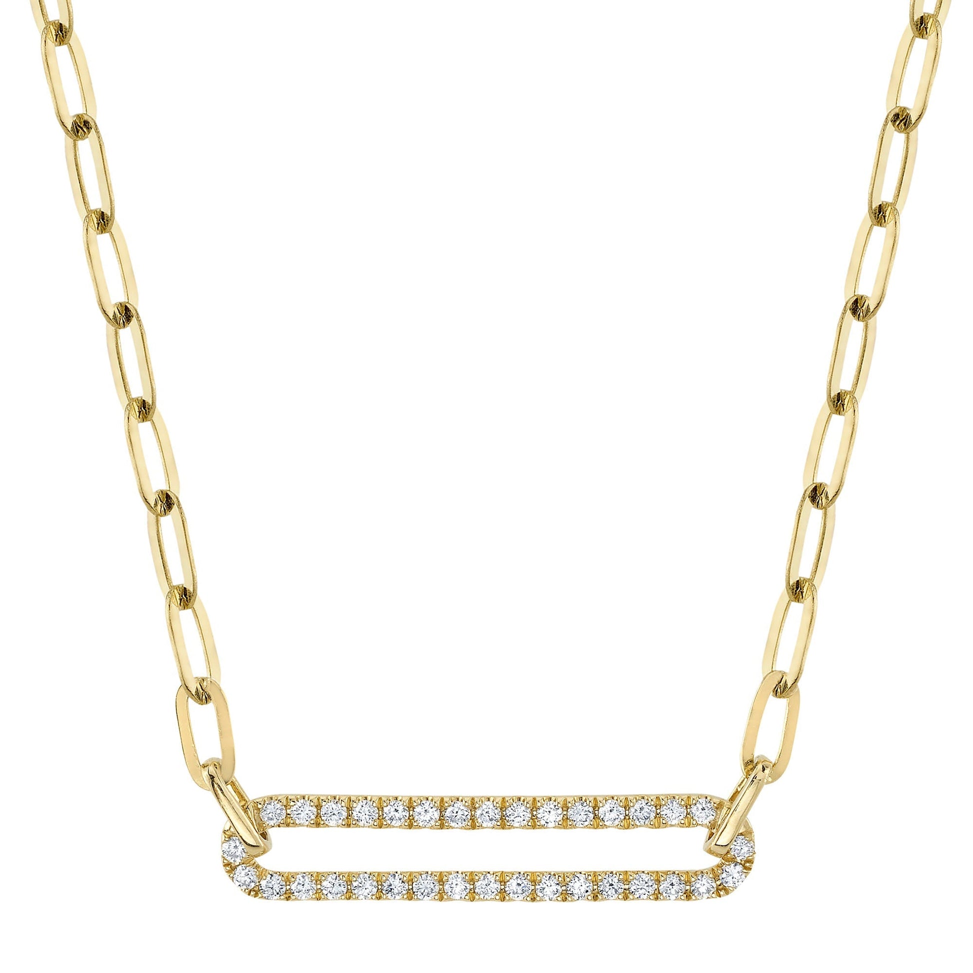 shy-creation-0-26ct-diamond-paper-clip-link-necklace-sc55023560