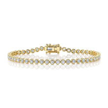 3.03CT DIAMOND CROWN SETTING TENNIS BRACELET