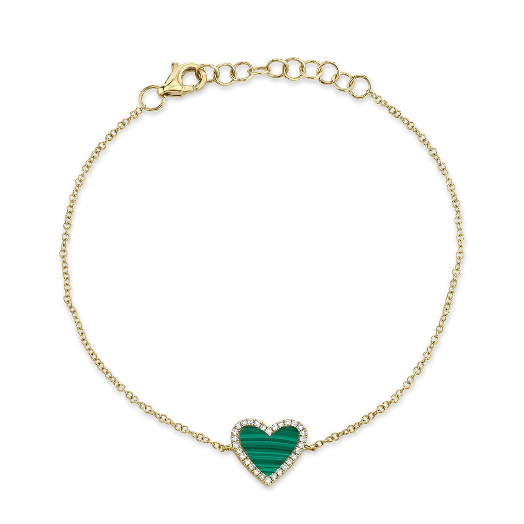 shy-creation-0-09ct-diamond-0-81ct-malachite-heart-bracelet-sc55023973