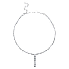 4.39CT DIAMOND BEZEL LARIAT NECKLACE