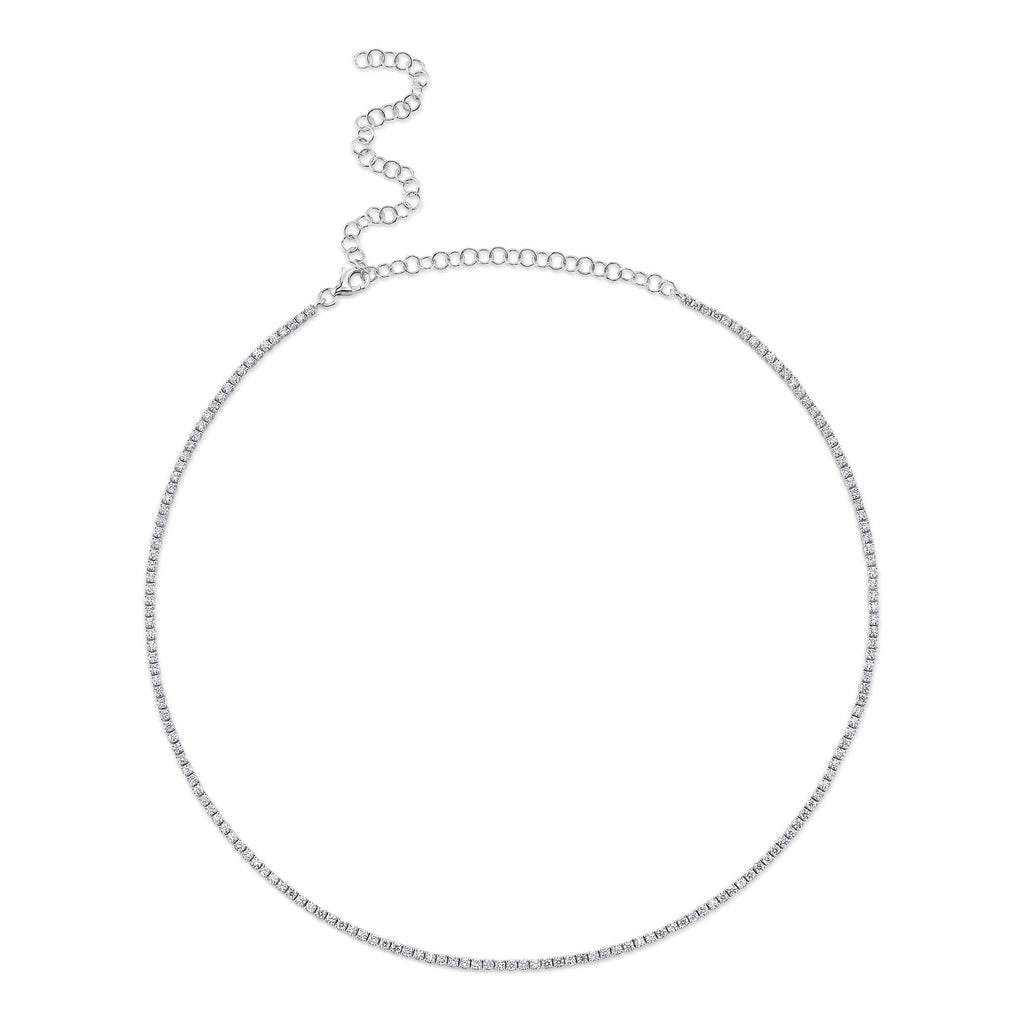 3.05CT DIAMOND TENNIS NECKLACE
