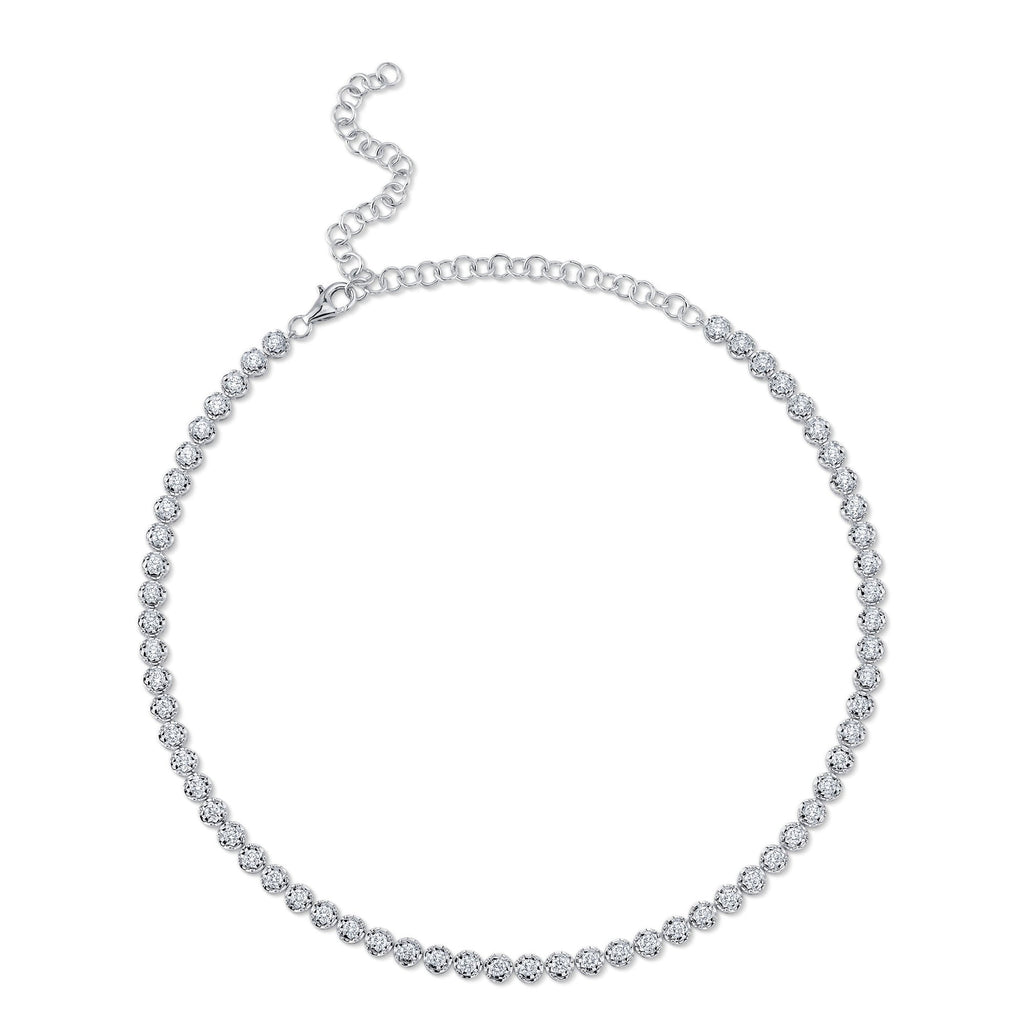 5.00CT DIAMOND TENNIS NECKLACE